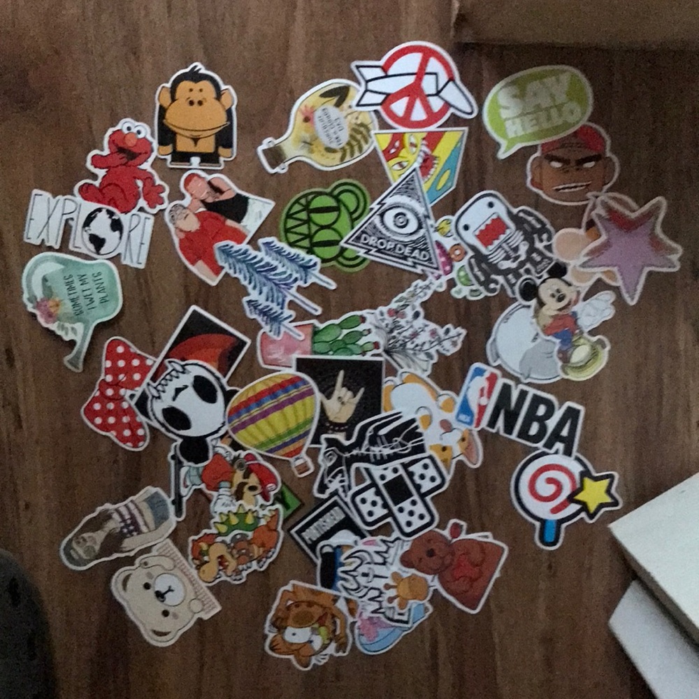 Assorted Kids Sticker Pack - Colorful Mixed Characters - Picture 4 of 4